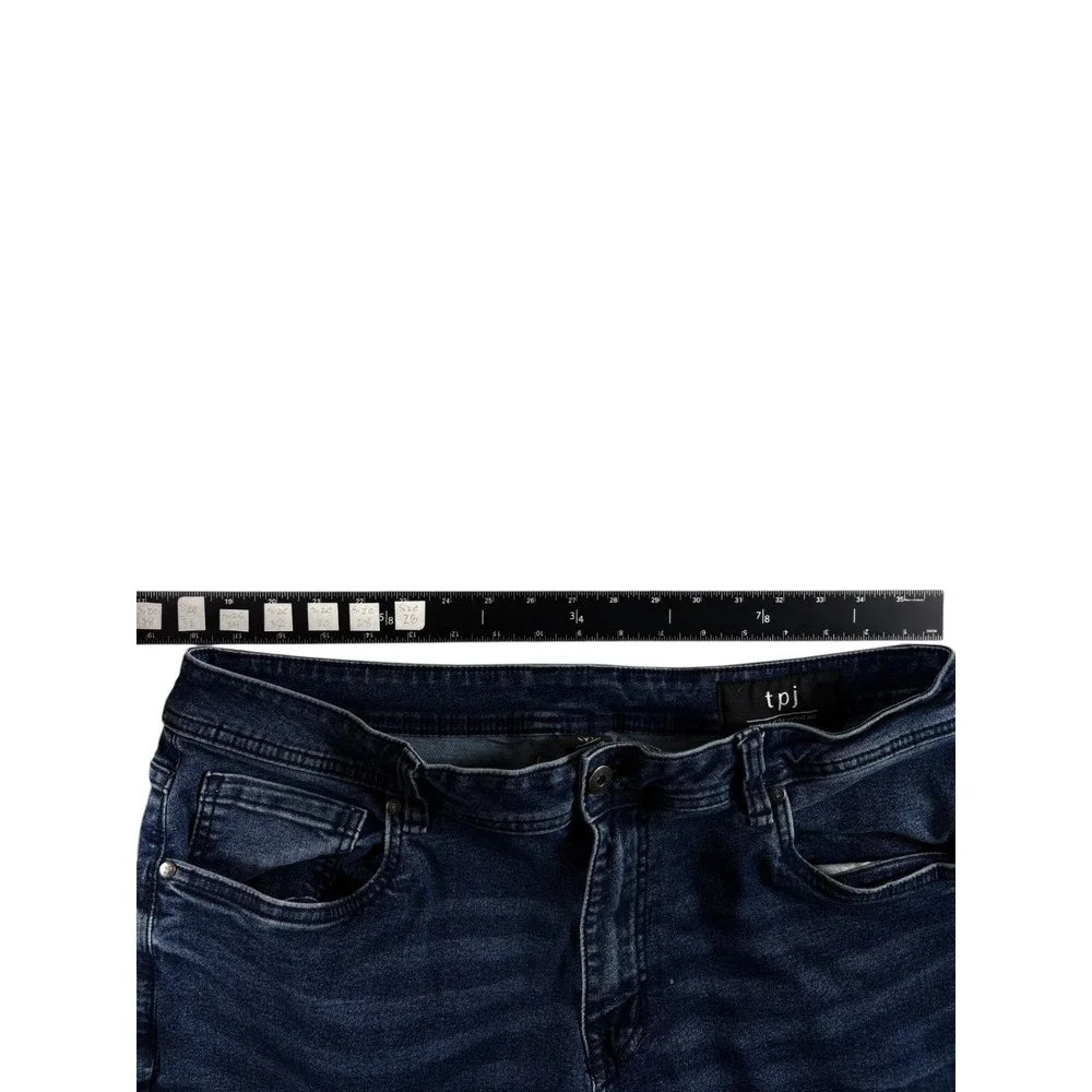 tpj The Perfect Jean Slim Thick Jeans Mens 36x30‎ Blue Denim Cotton Dark Wash